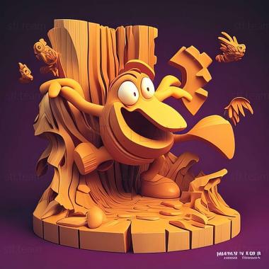 3D model Rayman Fiesta Run game (STL)